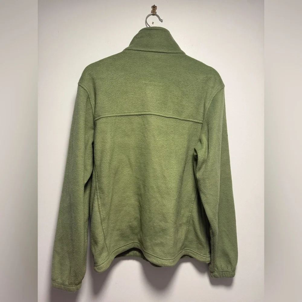 Columbia Men's Full Zip Fleece Jacket - Green Medium